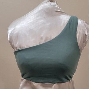 RYDERWEAR SINGLE STRAP TEAL SPORTS BRA (sz Small)